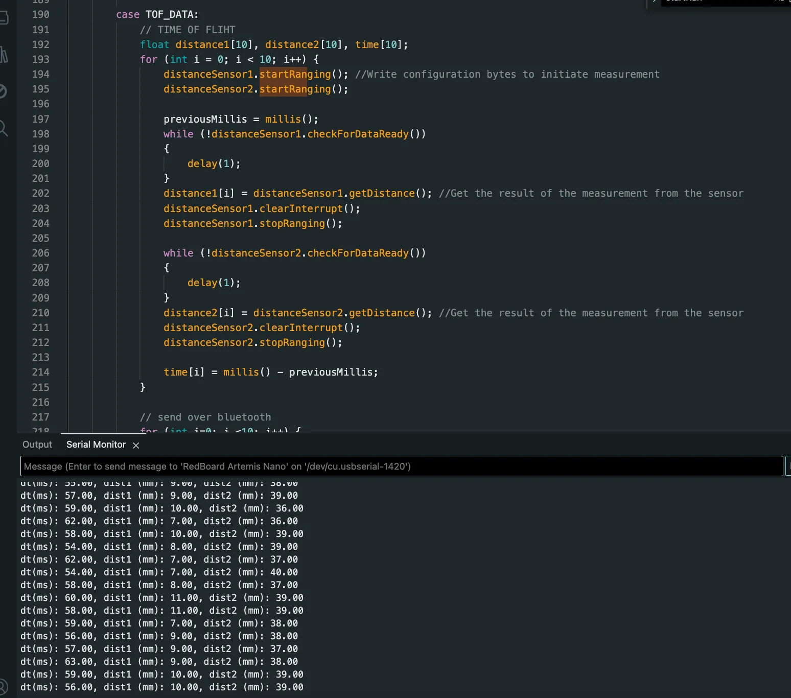 Simulataneous output