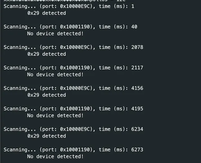 ToF connection Output 
